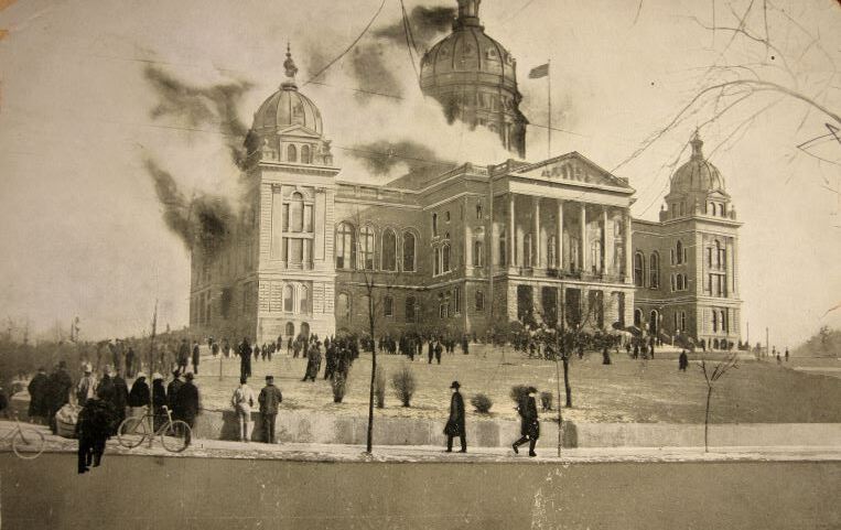 Iowa State Capitol Fire